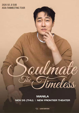 So Ji Sub — 2026 SO JI SUB ASIA FANMEETING TOUR [Soulmate The Timeless] IN MANILA background