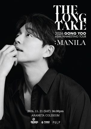 Gong Yoo — 2026 GONG YOO ASIA FANMEETING TOUR THE LONG TAKE IN MANILA background