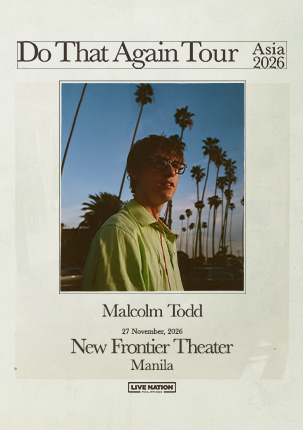 Malcolm Todd — Do That Again - Asia Tour 2026 background