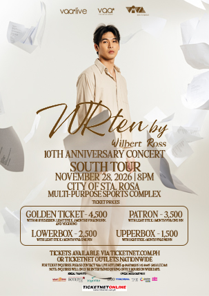WILBERT ROSS — WRten by WILBERT ROSS 10TH ANNIVERSARY CONCERT SOUTH TOUR background