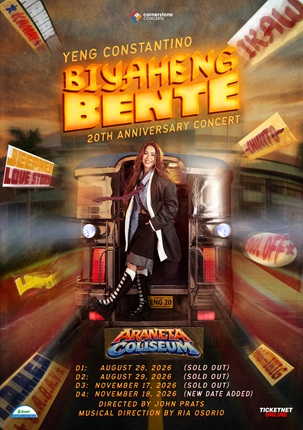 Yeng Constantino — Yeng Constantino Biyaheng Bente background